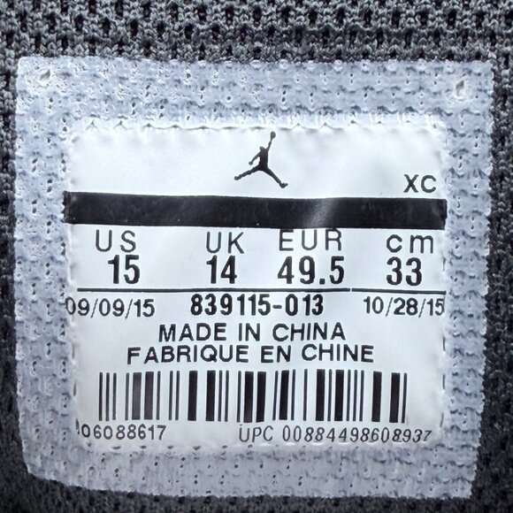 Air Jordan 1 Retro High 'Black Elephant' 2016 - Picture 12 of 14